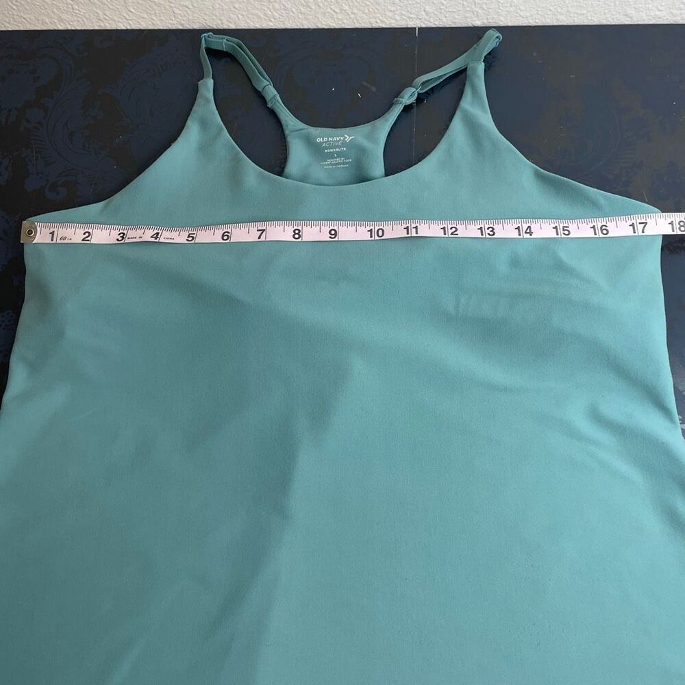 Old Navy PowerLite LYCRA ADAPTIV Racerback Tank Top Workout Tank All The Waves S - Picture 6 of 8